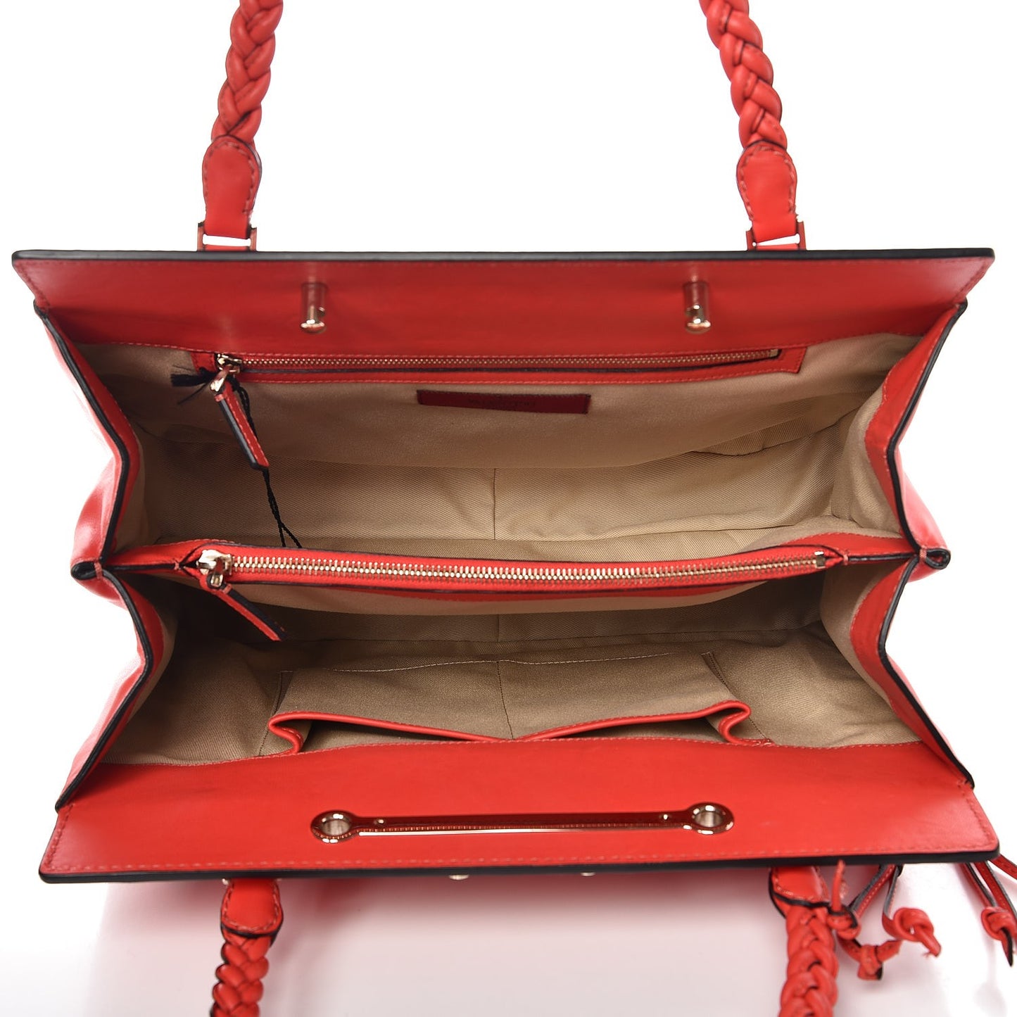 Vitello Lace Demetra Satchel Coral
