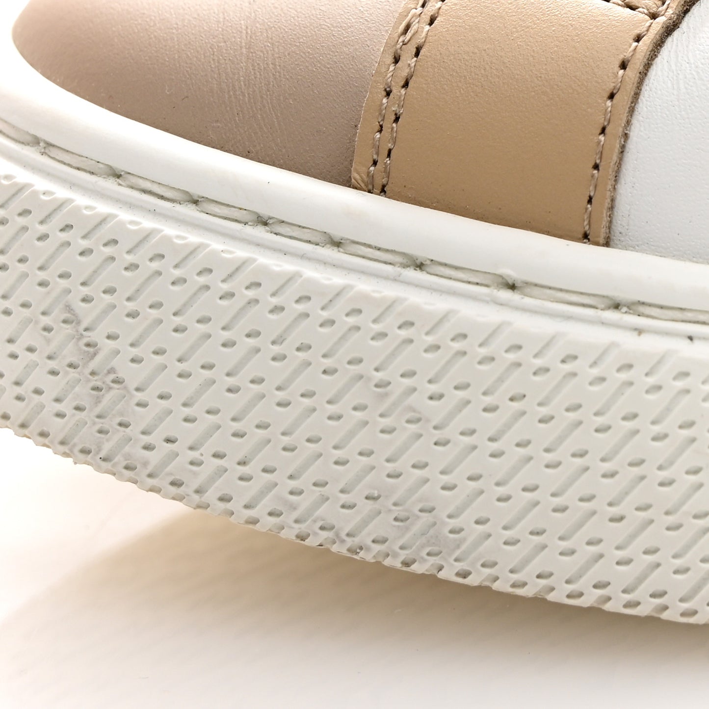 Calfskin Day Sneakers 38 Multicolor White
