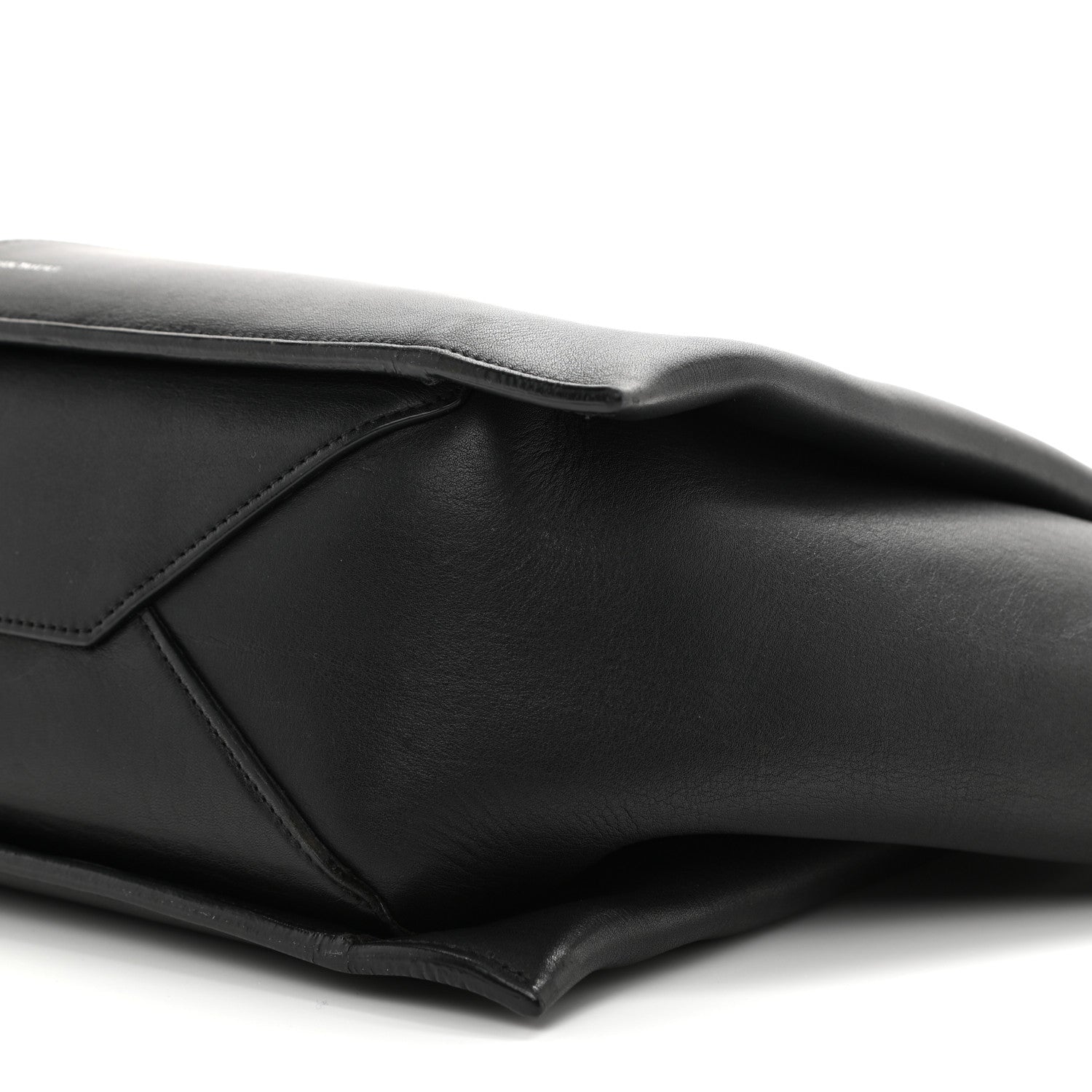 Celine Baby Grained Calfskin Medium Tri-Fold Bag Black 10 of 18
