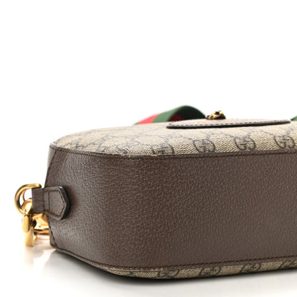 Gucci GG Supreme Monogram Web Neo Vintage Shoulder Bag Beige New Acero Crop 9 of 12