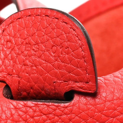 Hermes Taurillon Clemence EVELYNE III PM Rouge de Coeur 6 of 10