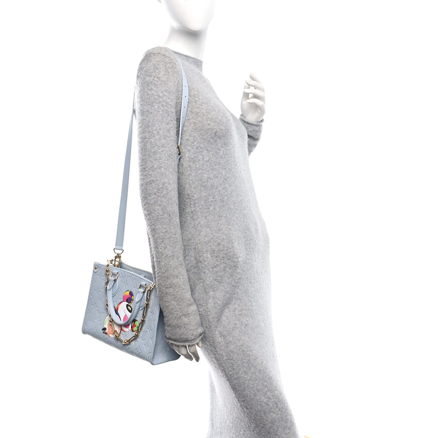 LV X TM Empreinte Monogram Superflat Onthego PM Washed Blue