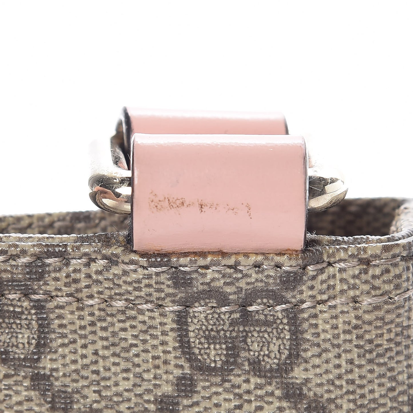 GG Supreme Monogram Small Flat Messenger Bag Light Pink
