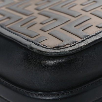 Fendi Vitello Century F is Fendi Bi-Color FF 1974 Embossed Camera Case Maya Black 10 of 11