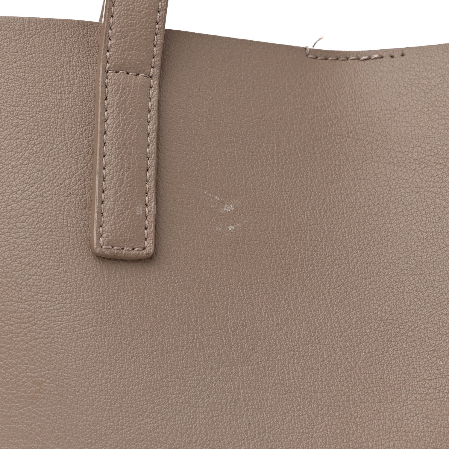 Saint Laurent Calfskin Toy Shopping Tote Dark Beige 11 of 17