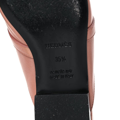 Hermes Goatskin Oz Mules 35.5 Rose Aube 6 of 13