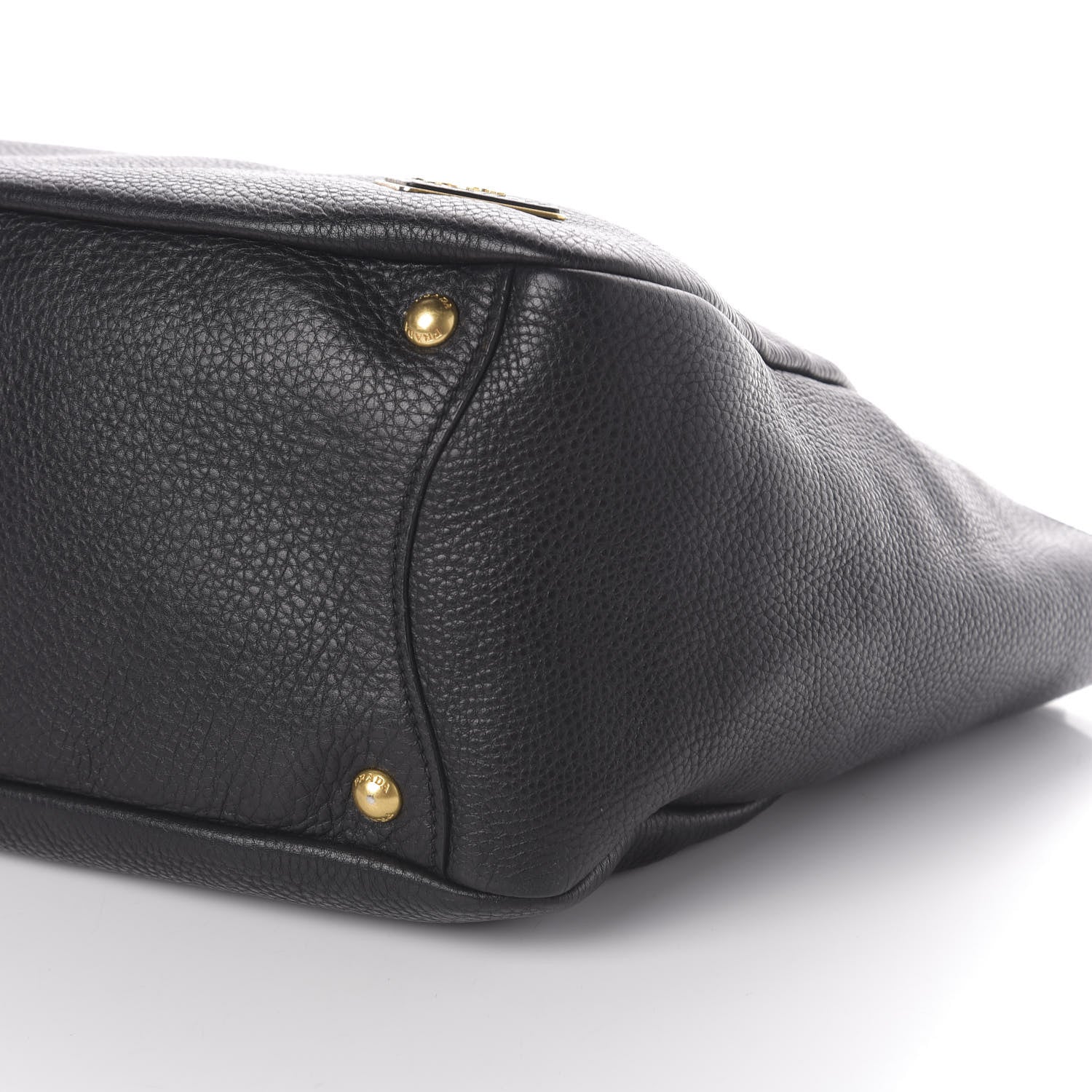 Prada Vitello Daino Side Pocket Hobo Nero Black 9 of 9