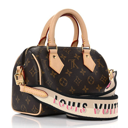 Louis Vuitton Monogram Speedy Bandouliere 20 Black 3 of 10