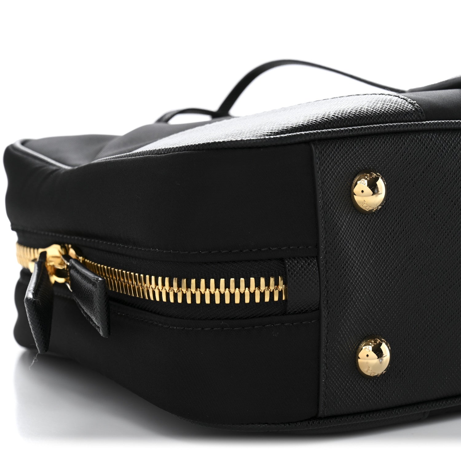 Prada Re-Nylon Saffiano Medium Re-Edition 1978 Two Handle Bag Black 9 of 13
