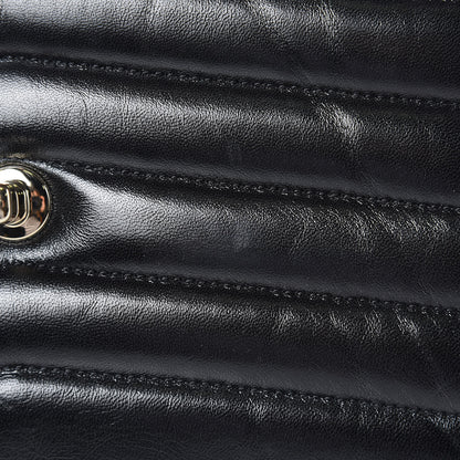 Chanel Shiny Lambskin Chevron Quilted Miroir Black 11 of 11