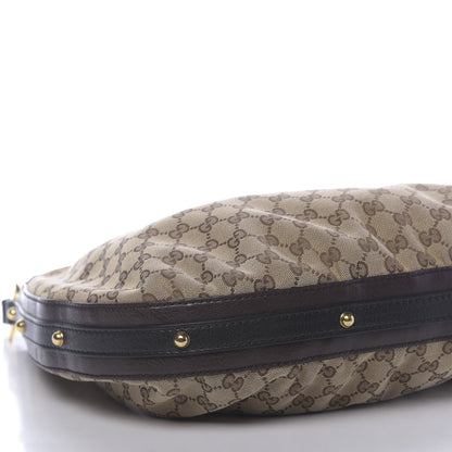 Gucci Monogram Medium Interlocking Hobo Dark Brown 8 of 10
