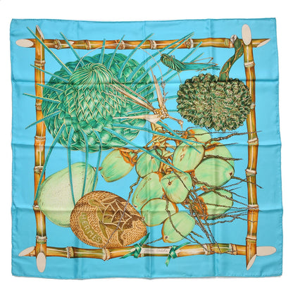 Hermes Silk Jardin Creole Scarf 90 1 of 7