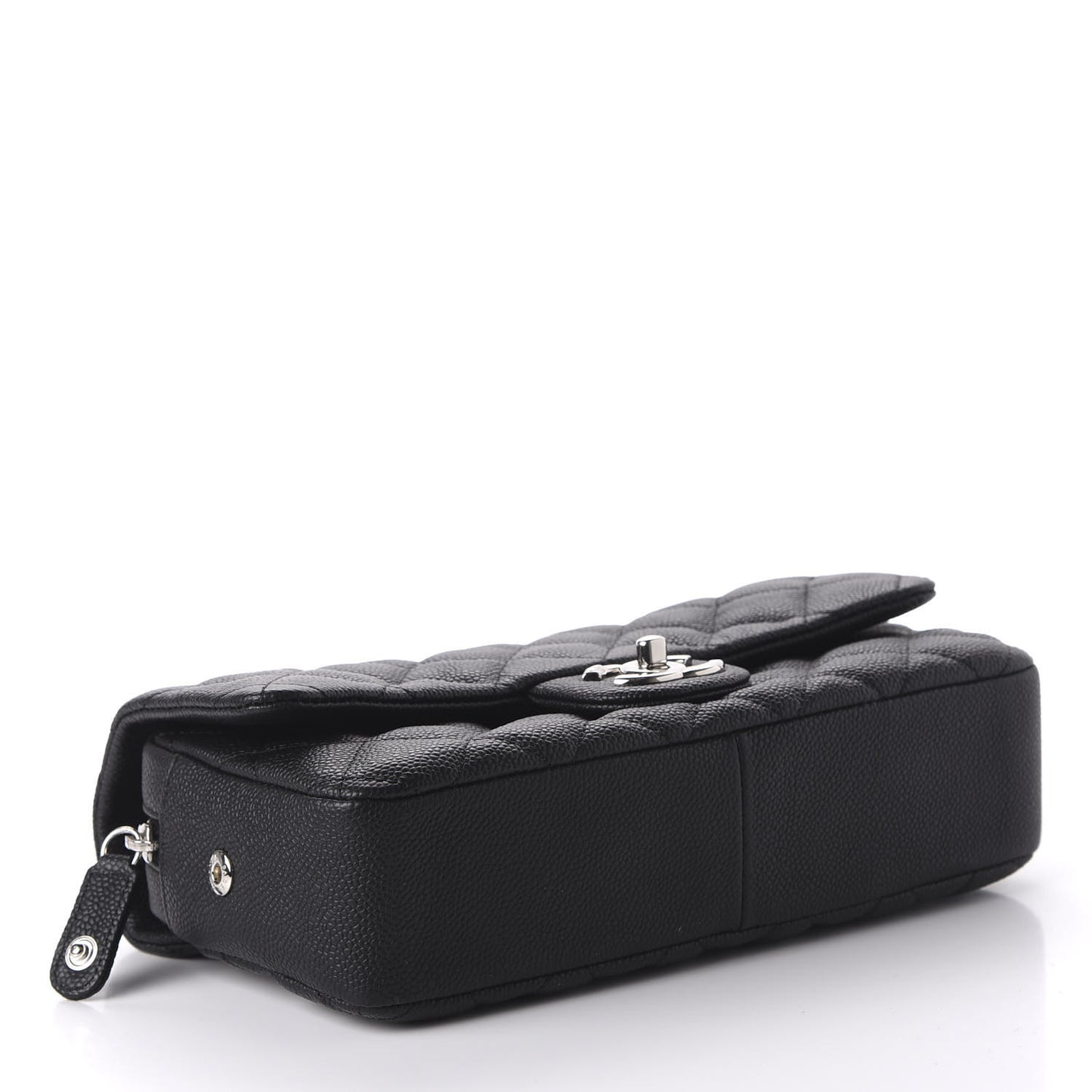 Caviar Quilted Medium Easy Flap Black