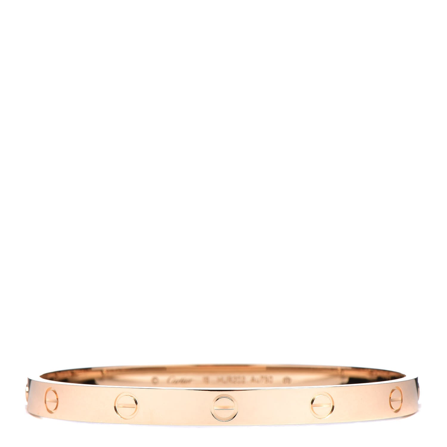 Cartier 18K Yellow Gold LOVE Bracelet 19 1 of 8