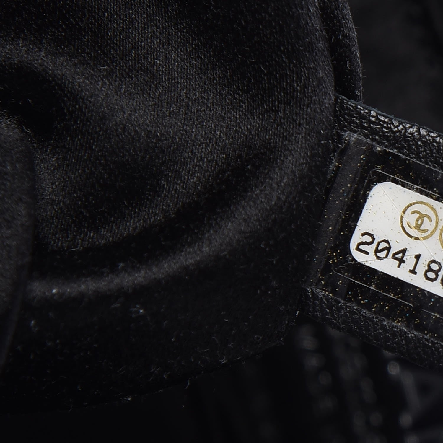 Chanel Crystal Quilted Evening Flap Black 7 of 8