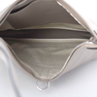 Hermes Taurillon Clemence Trim II 35 Shoulder Bag Gris Tourterelle 4 of 9