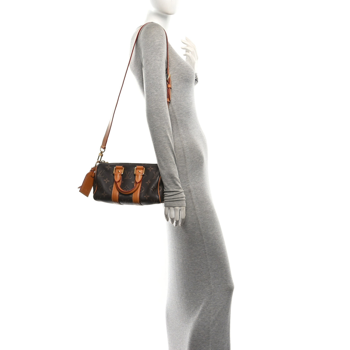 Louis Vuitton Calfskin Monogram Keepall Bandouliere 25 2 of 9