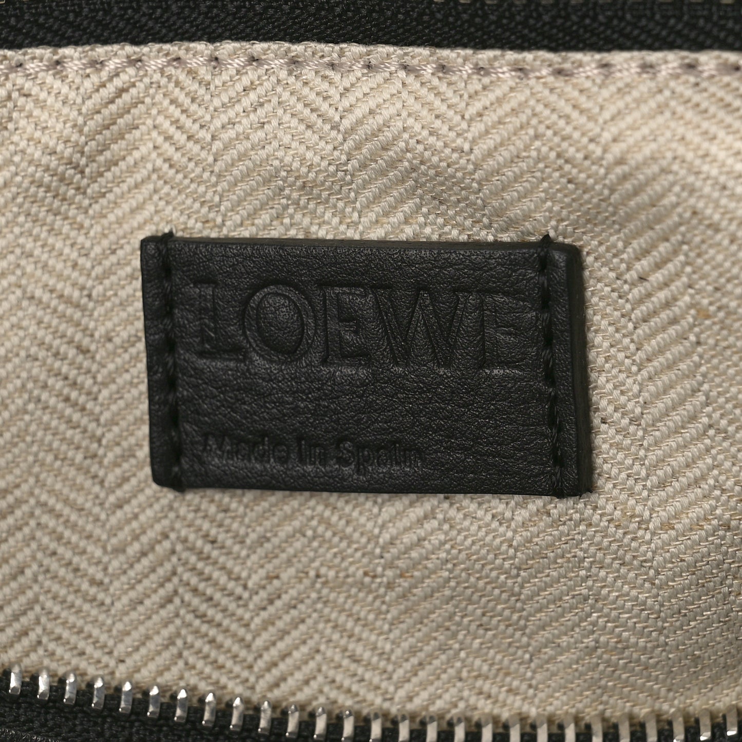 Calfskin Small Puzzle Bag Black