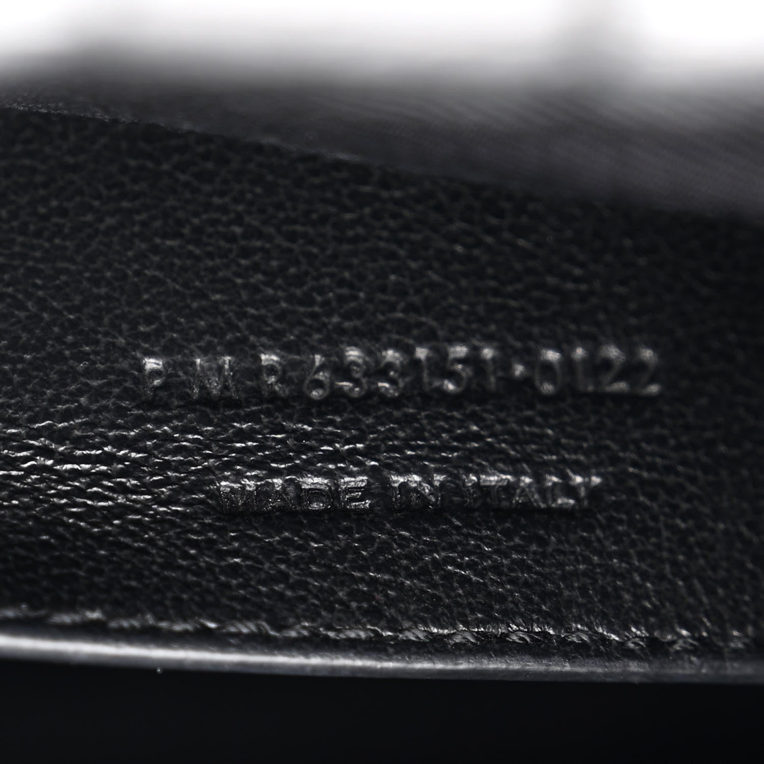 Saint Laurent Calfskin Crocodile Embossed Matelasse Monogram Baby Niki Chain Satchel Black 7 of 11