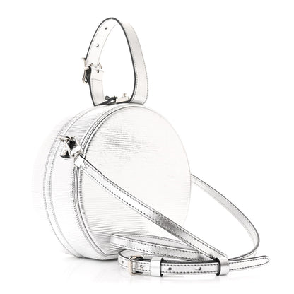 Louis Vuitton Metallic Epi Petite Boite Chapeau Silver 3 of 10