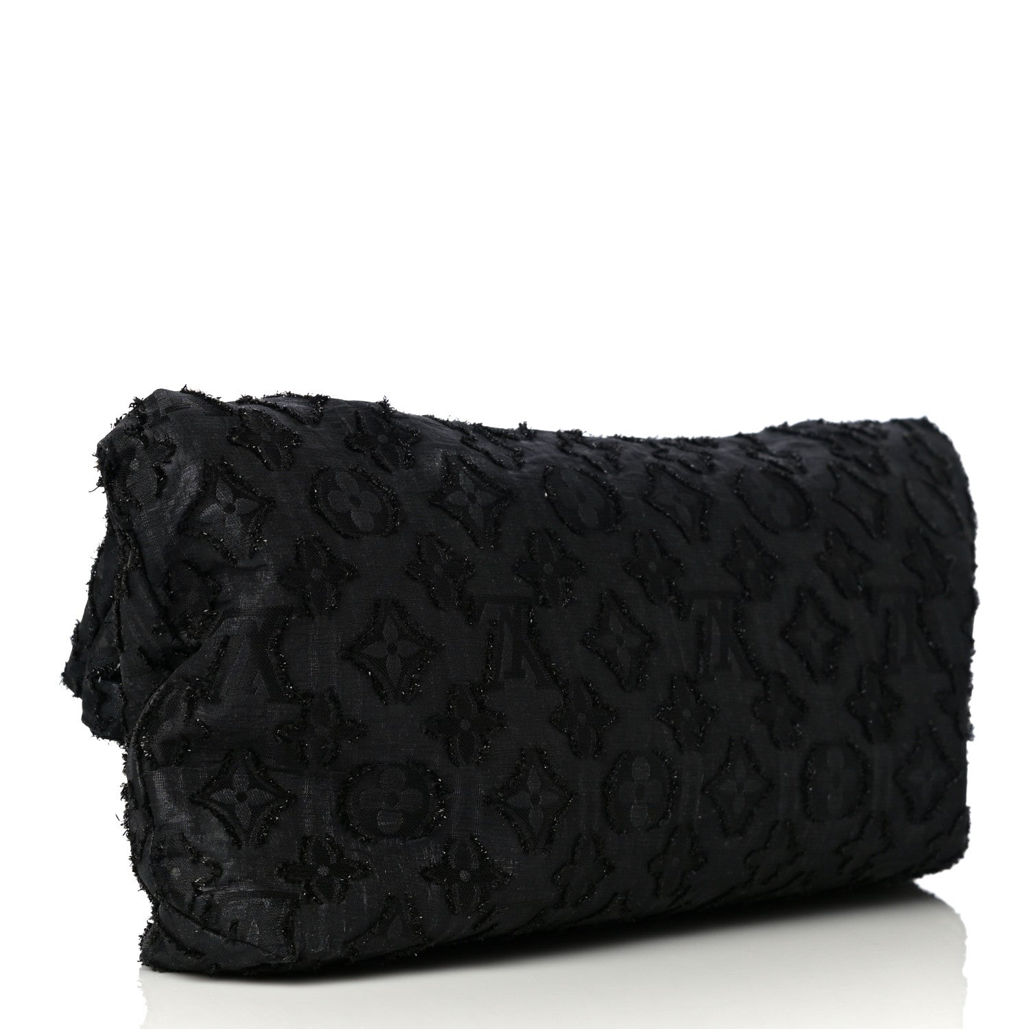 Louis Vuitton Lurex Quilted Monogram Altair Clutch Black 17 of 23