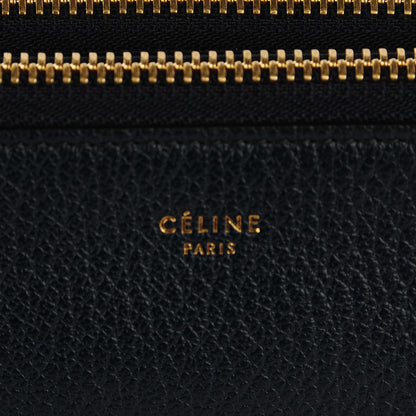 Celine Goatskin Large Trio Crossbody Bag Dark Blue 5 of 7
