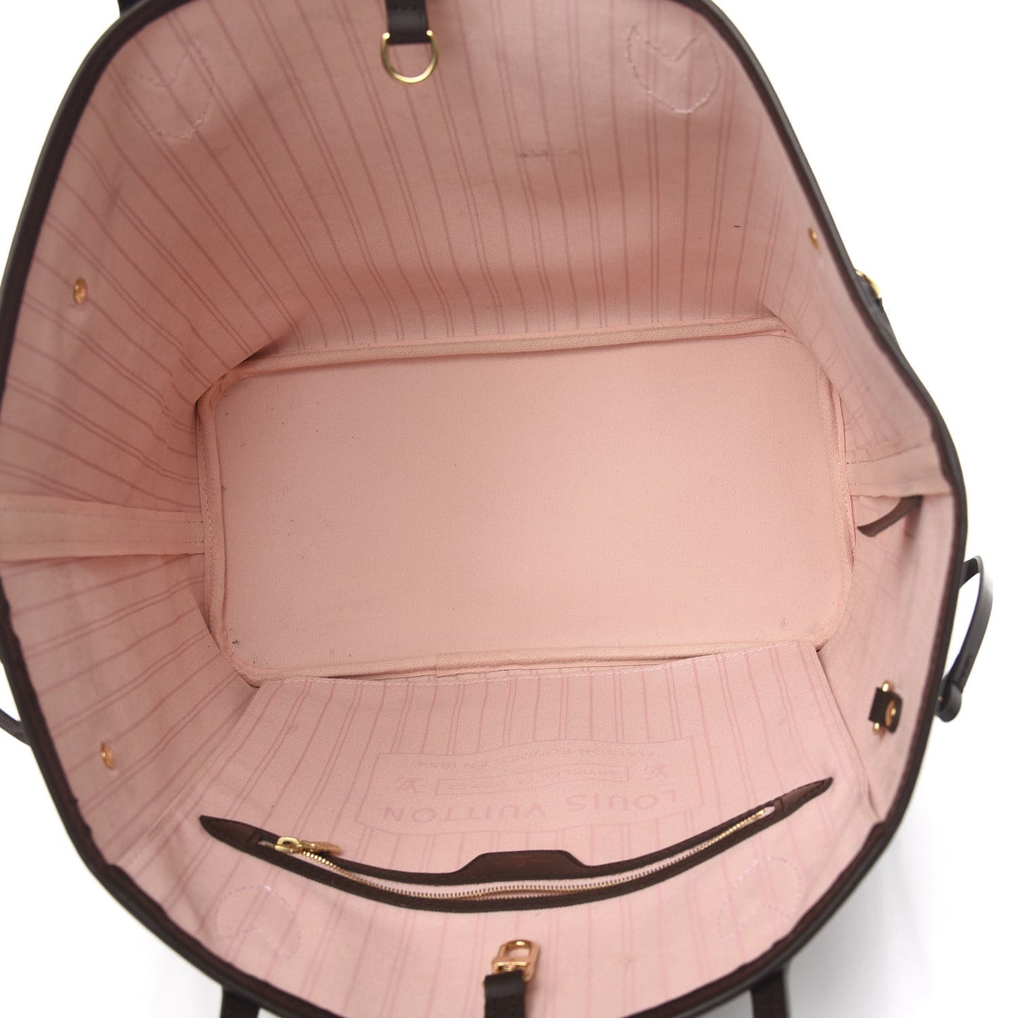 Damier Ebene Neo Neverfull MM Rose Ballerine