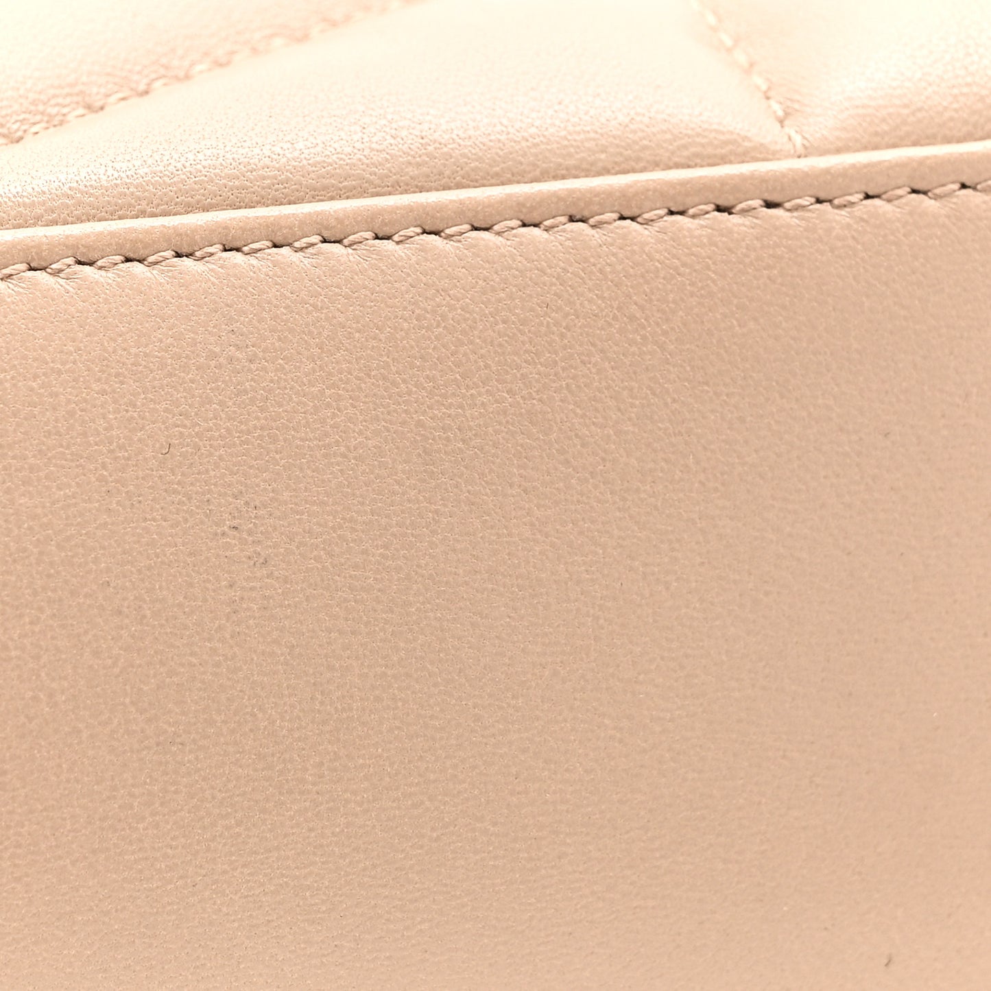 Lambskin Quilted Toy Loulou Puffer Monogram Chain Satchel Dark Beige