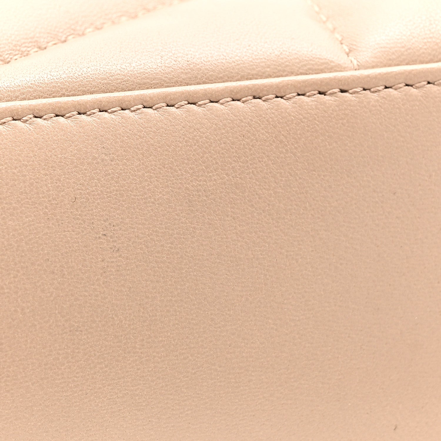 Saint Laurent Lambskin Quilted Toy Loulou Puffer Monogram Chain Satchel Dark Beige 12 of 12