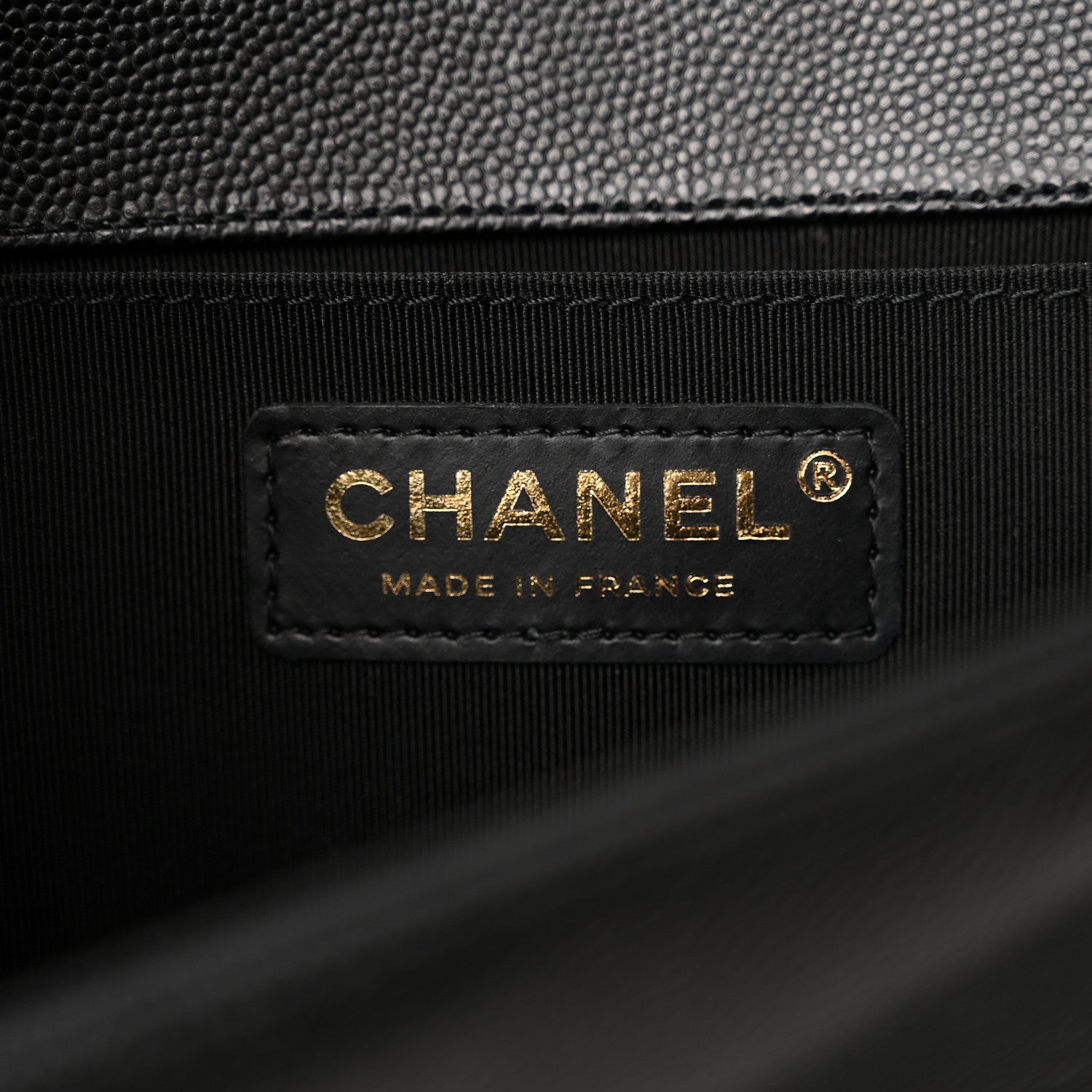 Chanel Caviar Quilted Medium Boy Flap Black 6 of 12