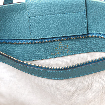 Gucci Dollar Calfskin Small Swing Tote Deep Cobalt 5 of 10