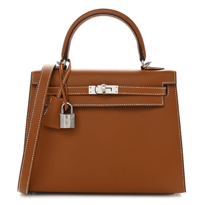 Hermes Epsom Kelly Sellier 25 Gold 1 of 11