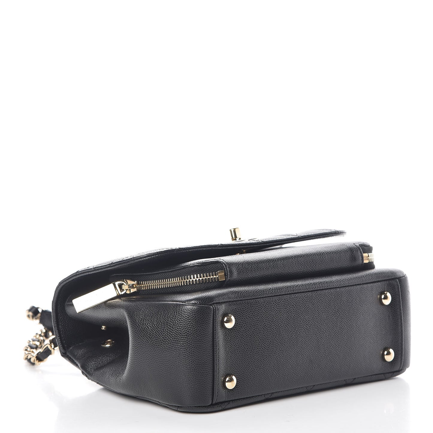 Caviar Quilted Medium Business Affinity Flap Black
