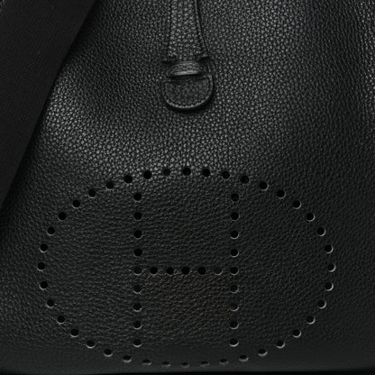 Hermes Taurillon Clemence Evelyne GM Black 8 of 11