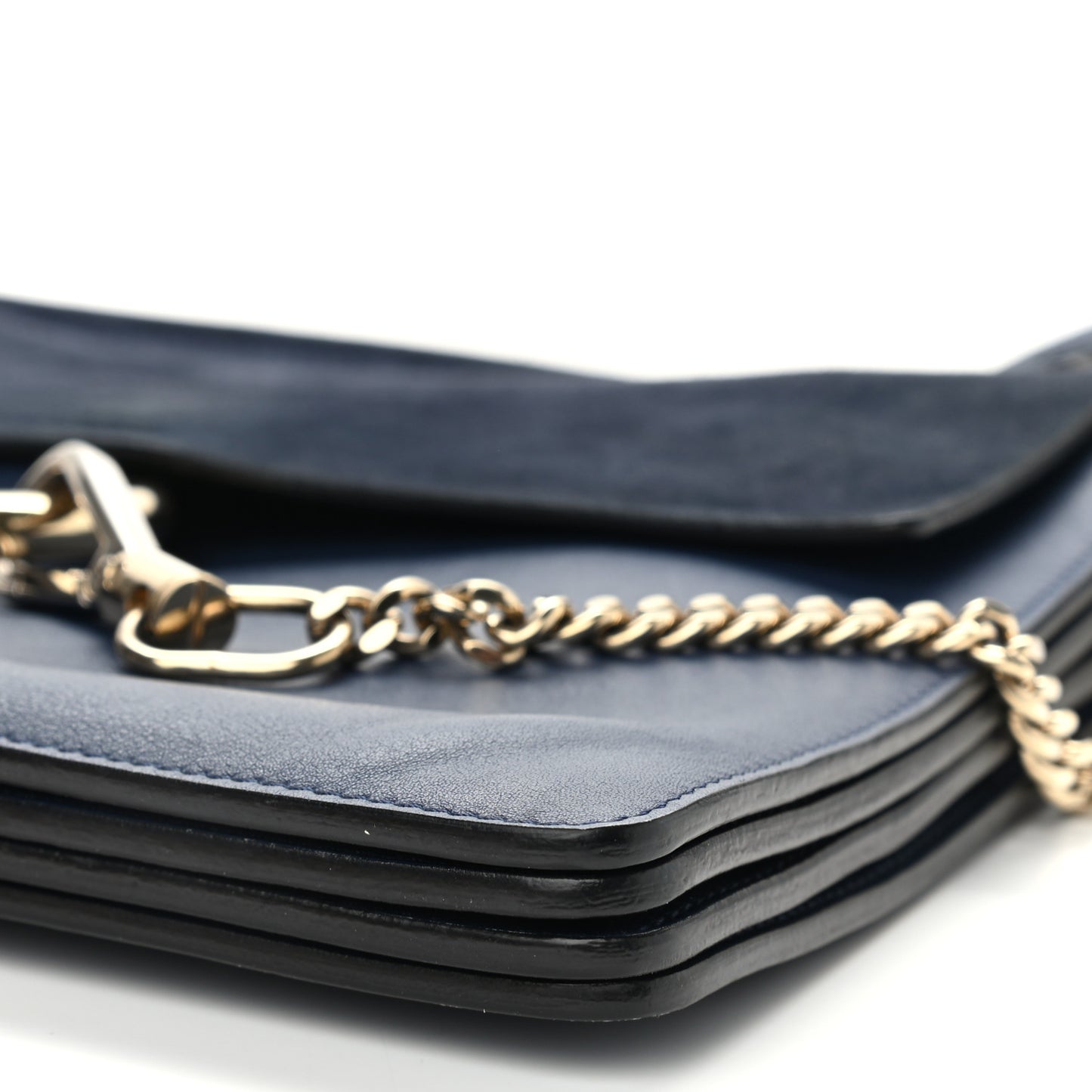 Suede Calfskin Medium Faye Shoulder Bag Silver Blue