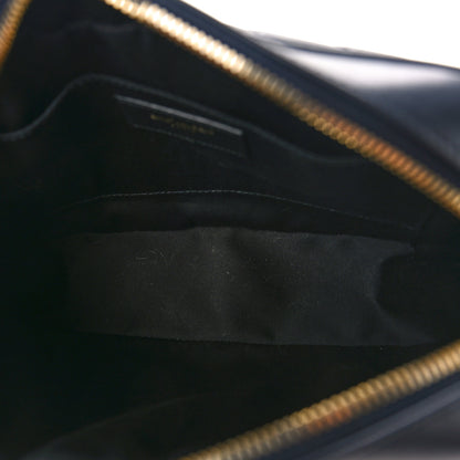 Saint Laurent Calfskin Matelasse Monogram Lou Camera Bag Navy 5 of 8