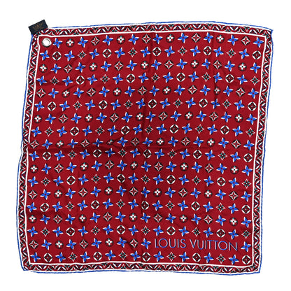Louis Vuitton Sunset Monogram Bandana Red Blue 1 of 3