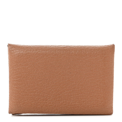 Hermes Chevre Mysore Calvi Card Case Quebracho 1 of 7