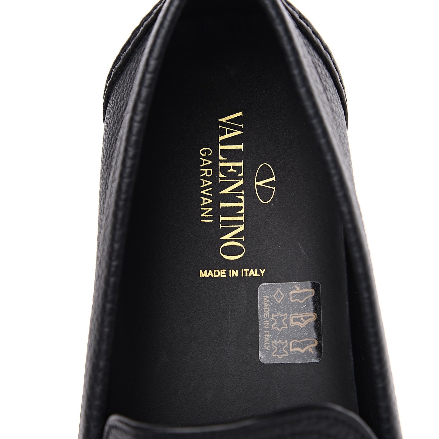 Calfskin Vlogo Loafers 42 Black