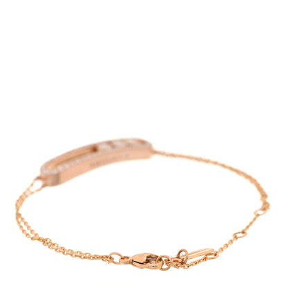 Messika 18K Rose Gold Diamond Move Classic Pave Double Bracelet 2 of 4
