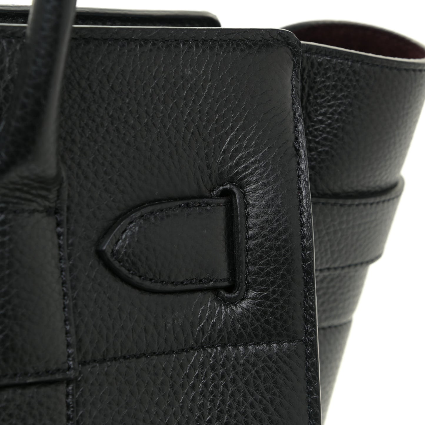 Small Classic Grain Small Zipped Bayswater Black