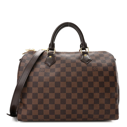 Louis Vuitton Damier Ebene Speedy Bandouliere 30 1 of 10