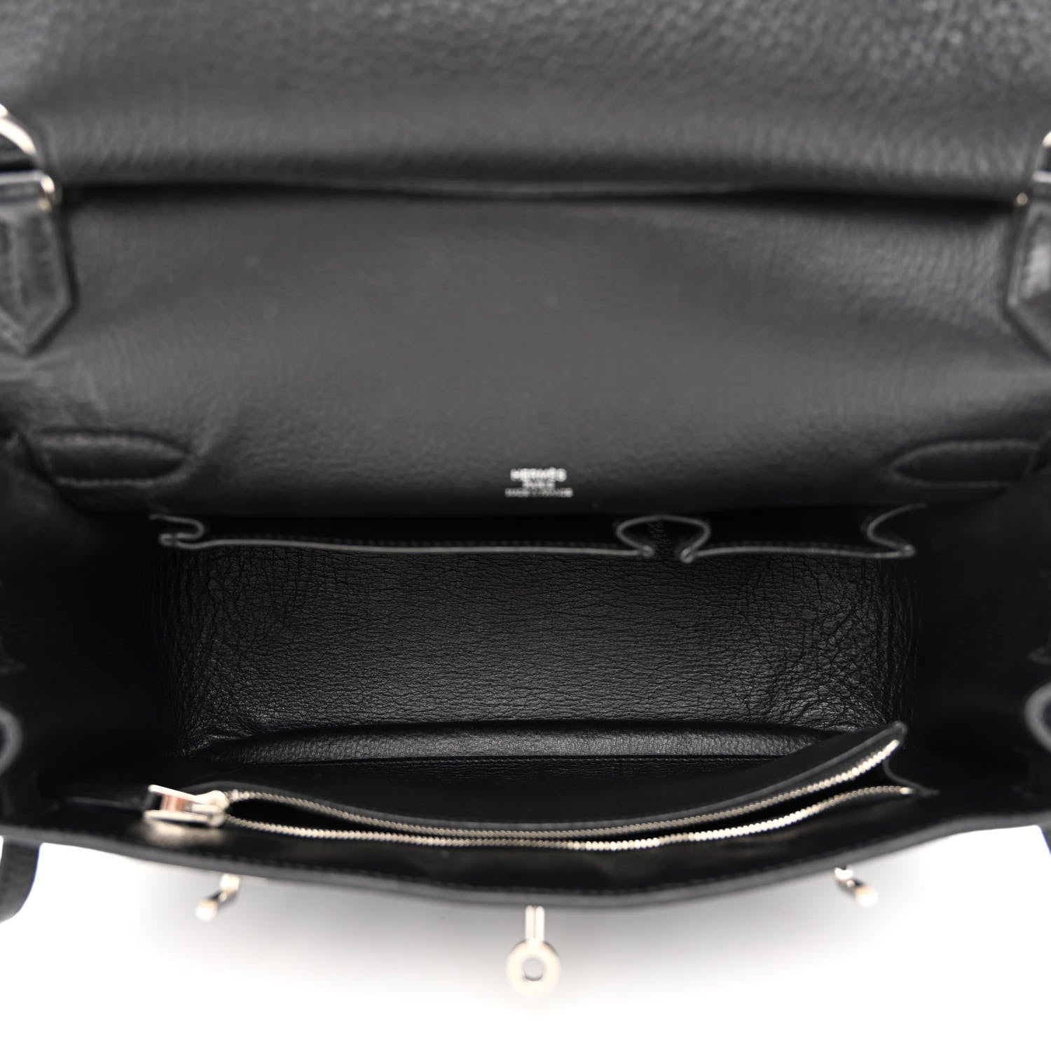 Hermes Taurillon Clemence Jypsiere 28 Black 5 of 10