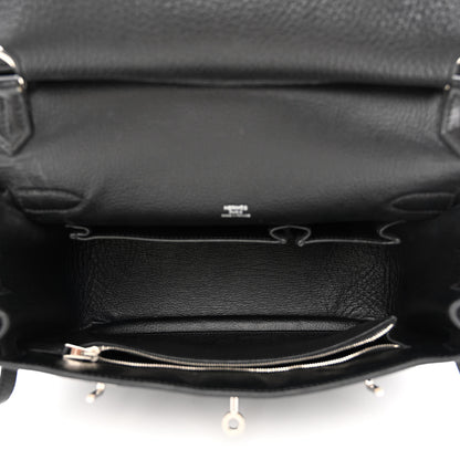 Hermes Taurillon Clemence Jypsiere 28 Black 5 of 10