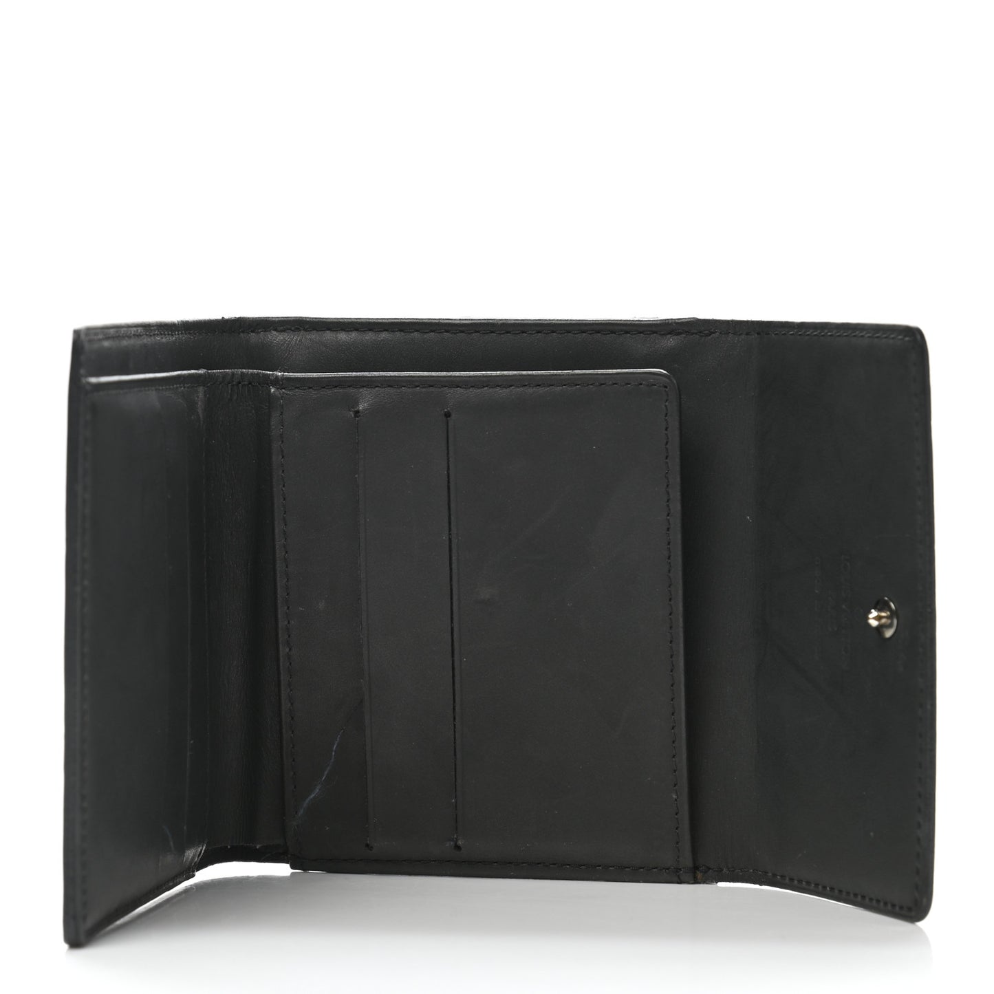 Mat Monogram Elise Wallet Black