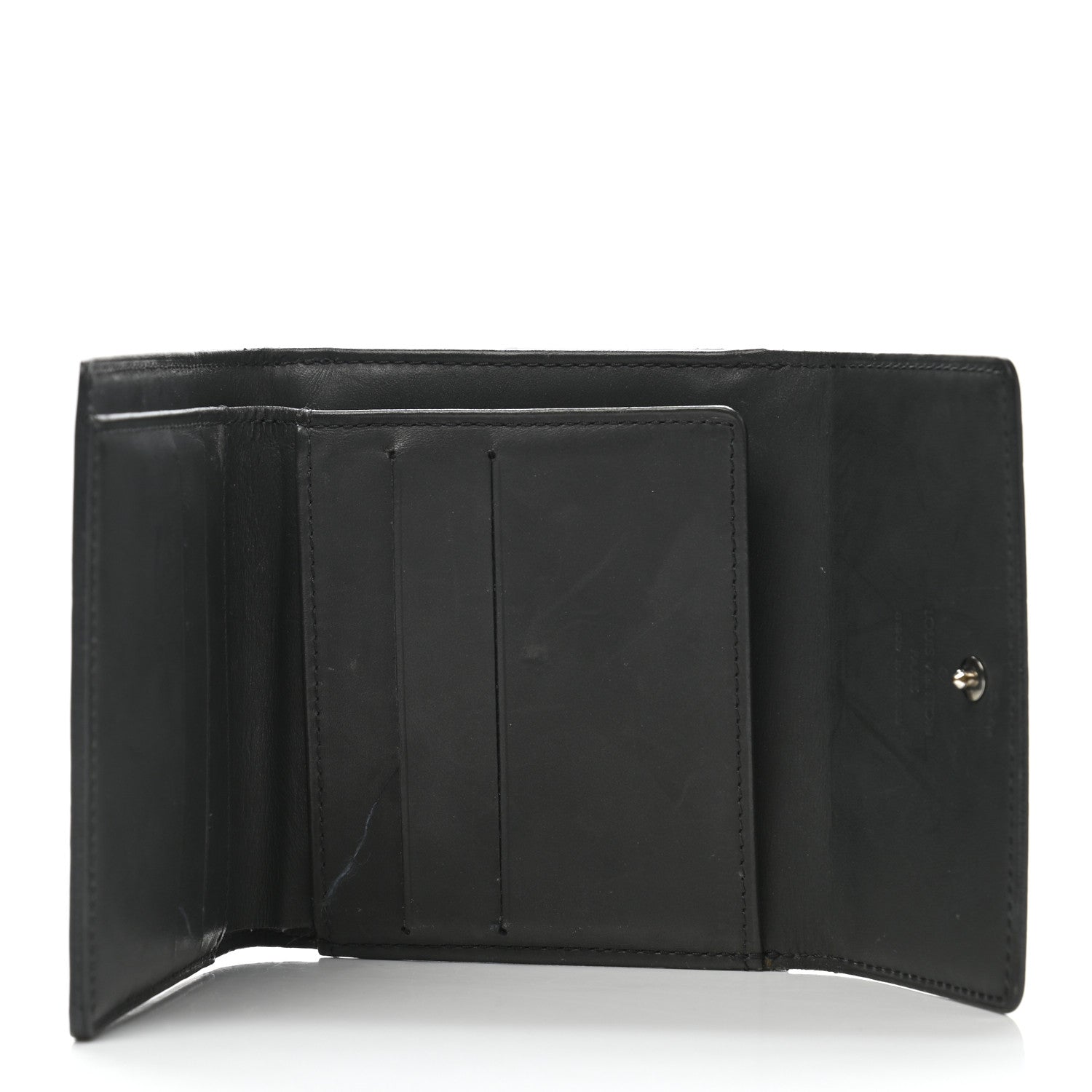 Louis Vuitton Mat Monogram Elise Wallet Black 6 of 9