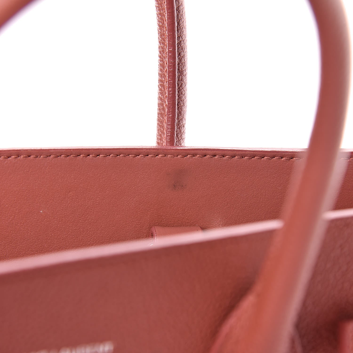 Saint Laurent Grained Calfskin Baby Sac De Jour Mystic Rose 14 of 16