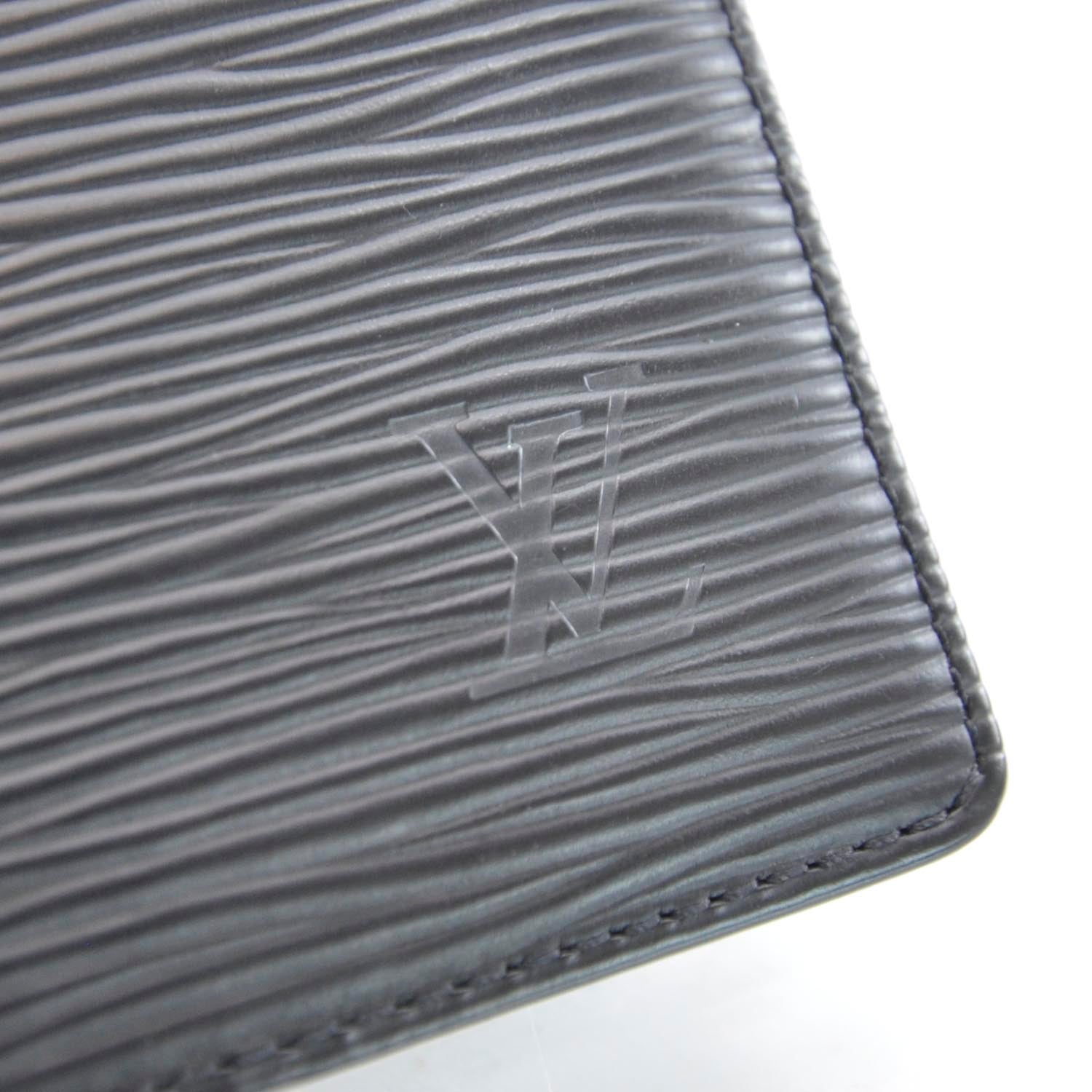 Louis Vuitton Epi Pocket Agenda Cover Black 5 of 8