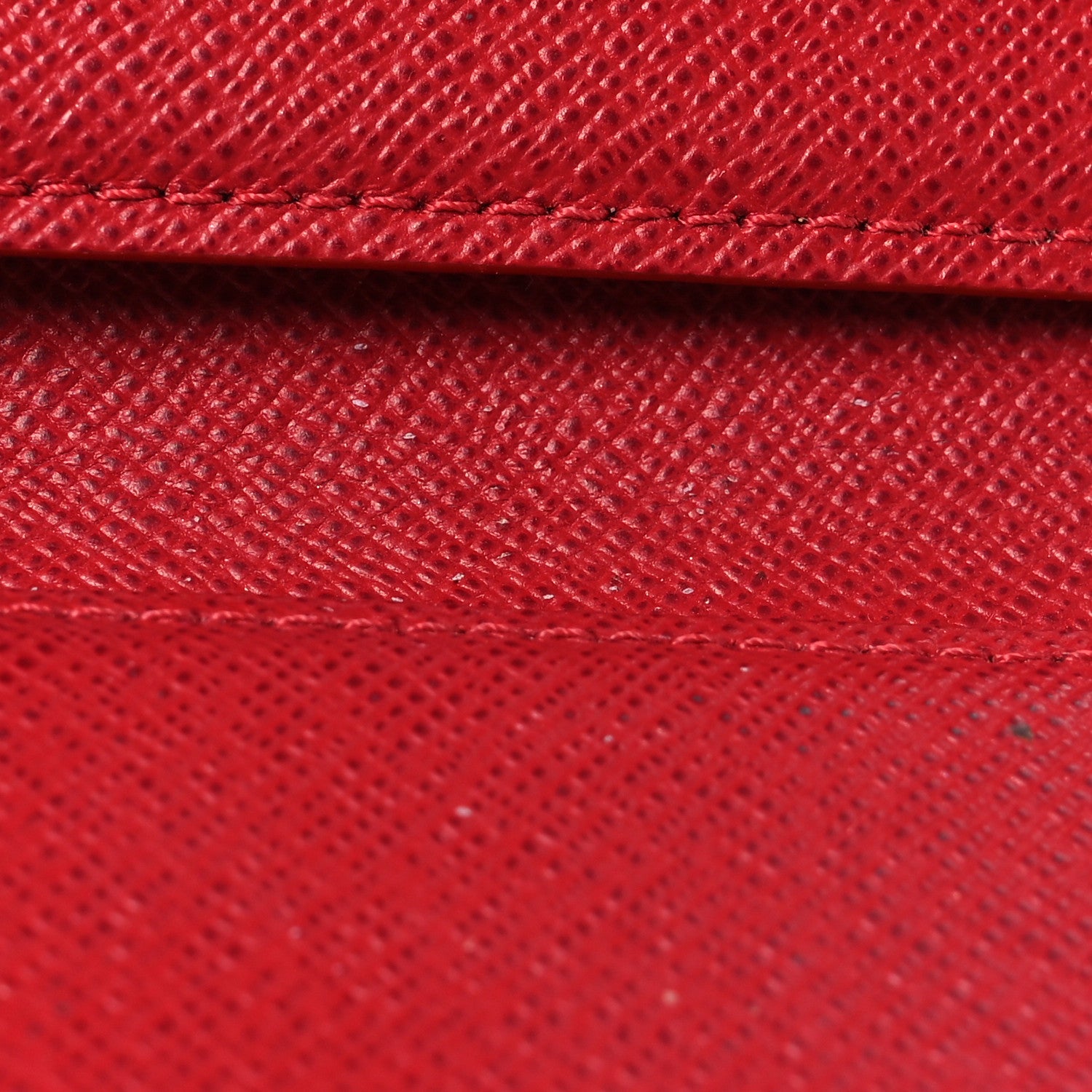 Louis Vuitton Damier Ebene Victorine Wallet Red 10 of 14
