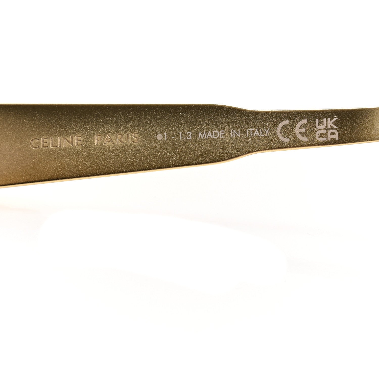 Celine Metal Triomphe 01 Sunglasses CL40235U Gold Green 5 of 7